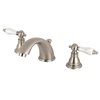 Kingston Brass KB968APL Widespread Bathroom Faucet, Brushed Nickel KB968APL